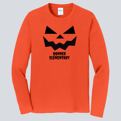 Adult Long Sleeve Shirt - Fall - Jacko Lantern Black Thumbnail