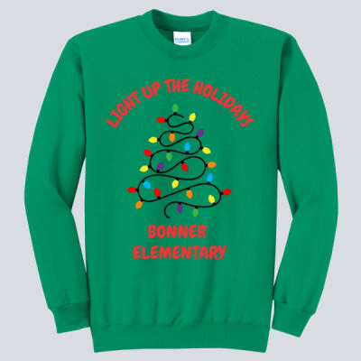 Adult Crewneck - Winter Holidays - Light Up - Red Thumbnail