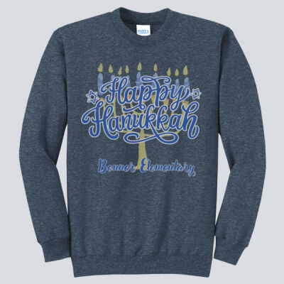 Adult Crewneck - Winter Holidays - Happy Hanukkah Thumbnail