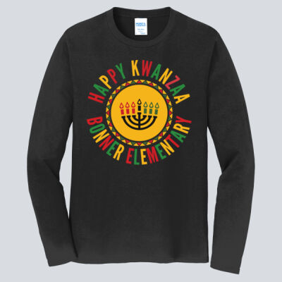 Adult Long Sleeve Shirt - Spring Holidays - Happy Kwanzaa Thumbnail