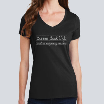 Women's V Neck Tee - Bonner Book Club Thumbnail